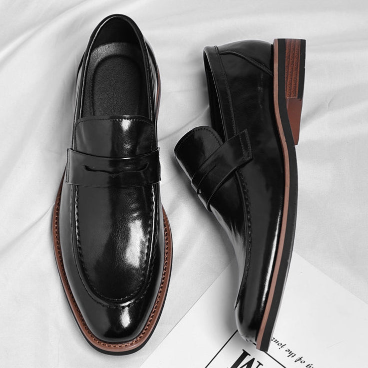 Bensor Genuine Leather Loafers