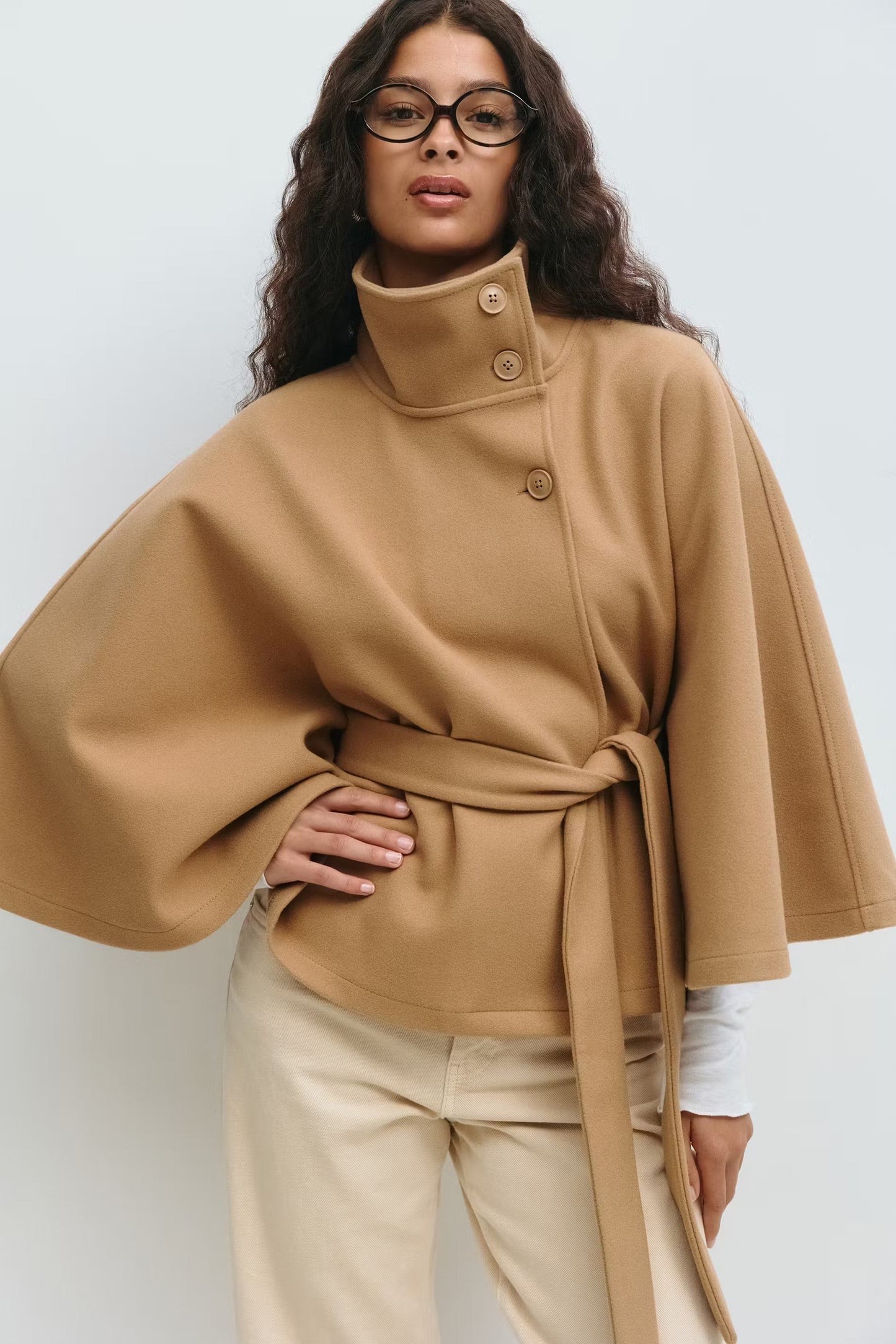 Solenne Cape Jacket