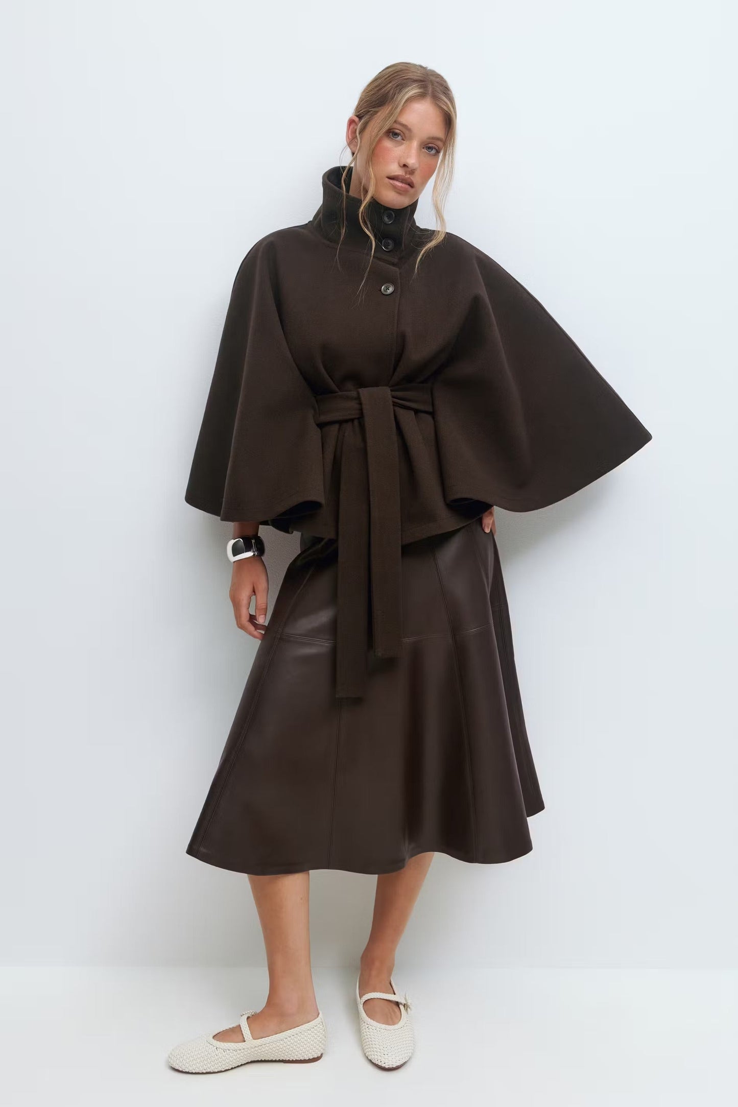 Solenne Cape Jacket