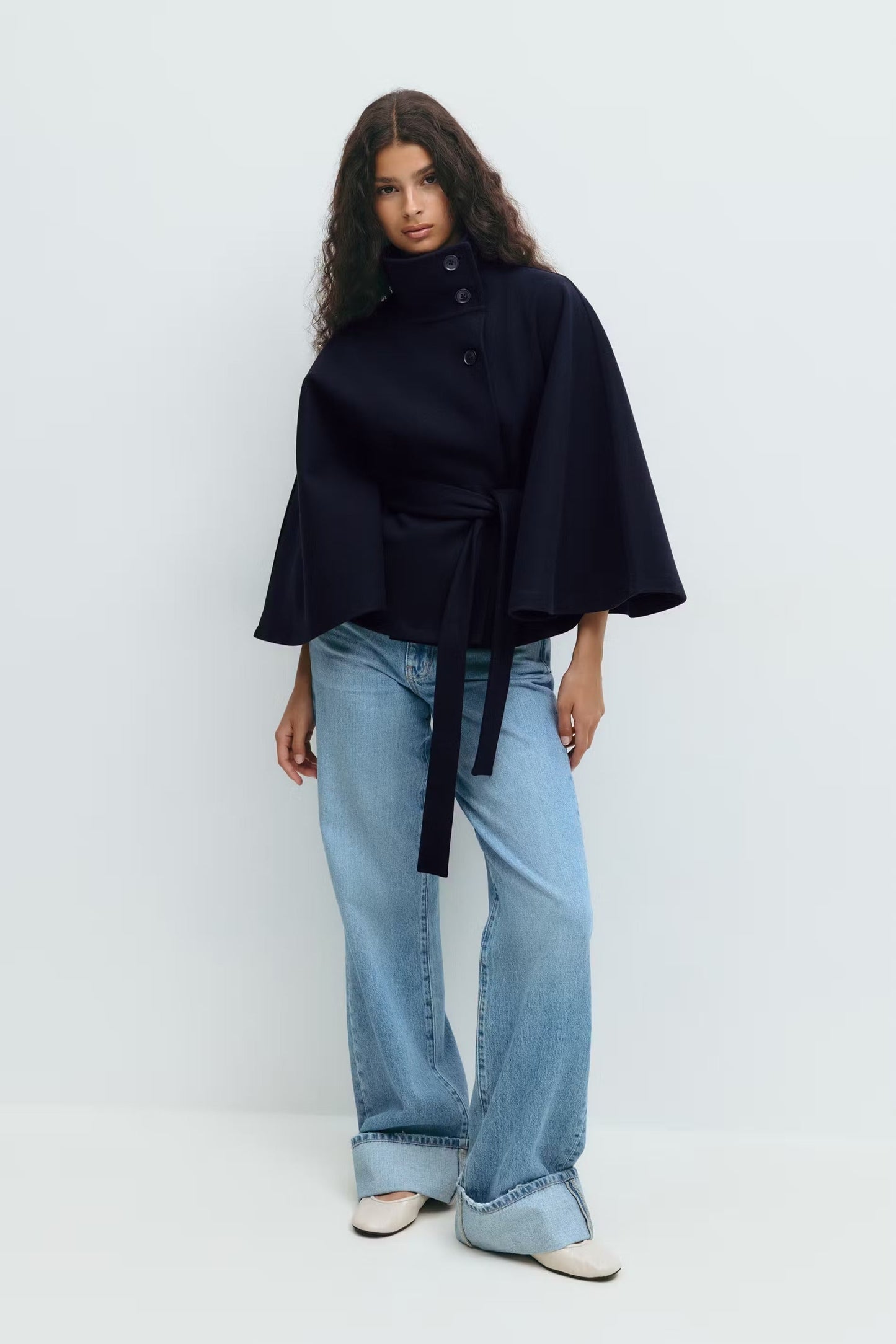 Solenne Cape Jacket