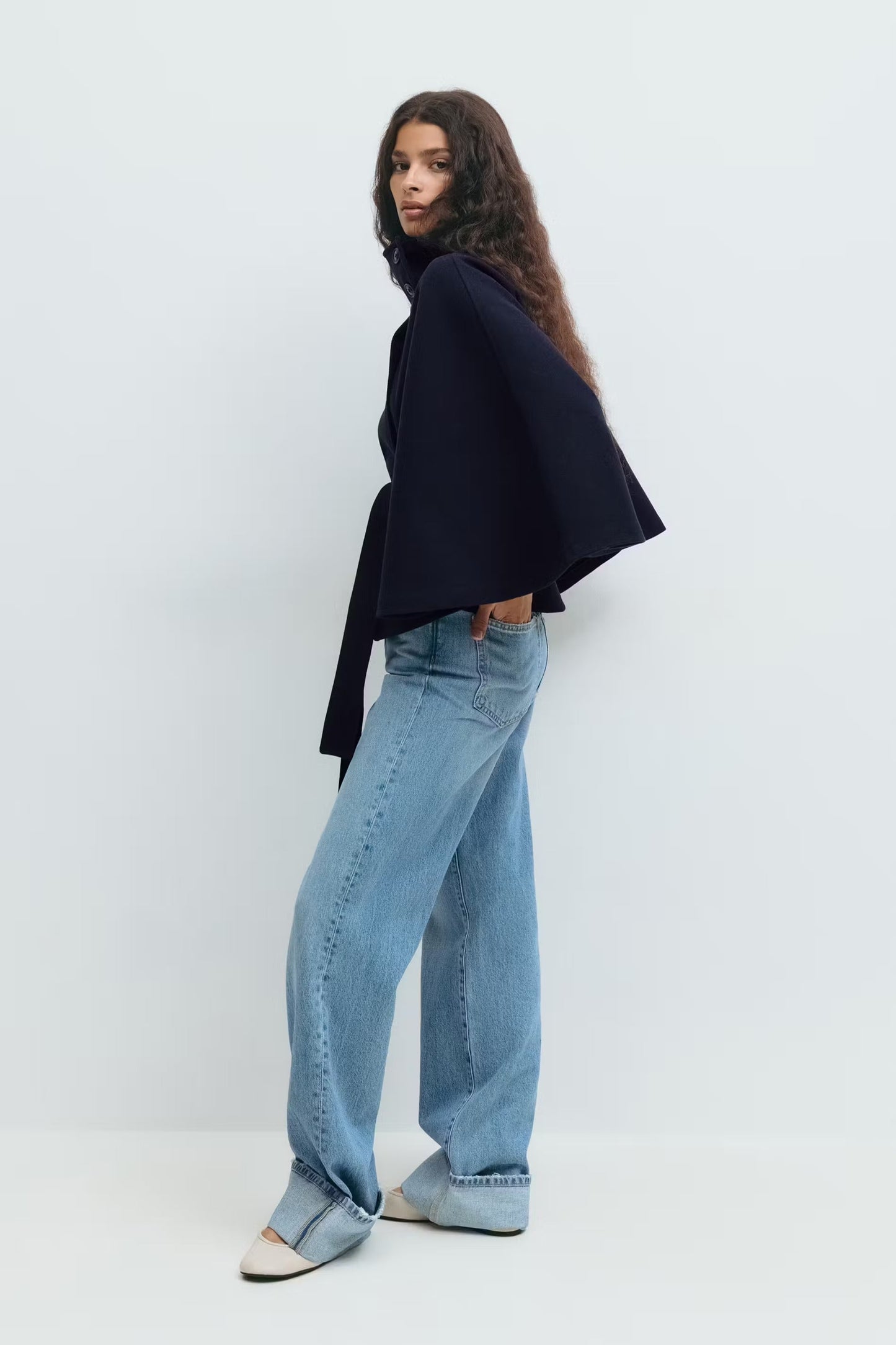 Solenne Cape Jacket
