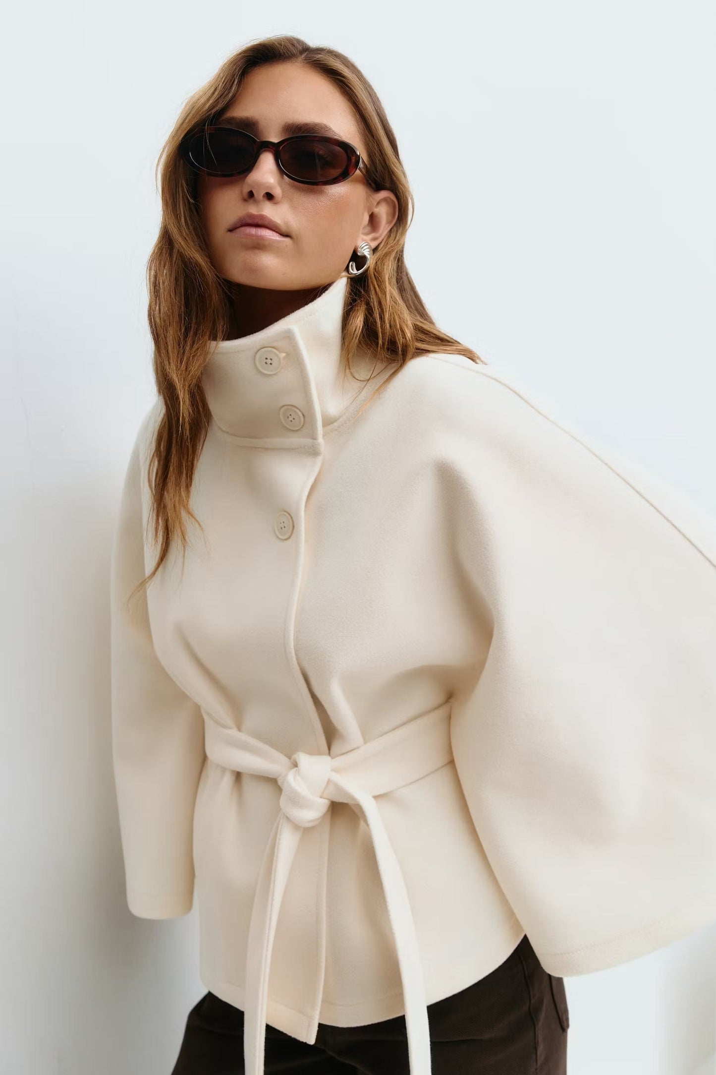 Solenne Cape Jacket