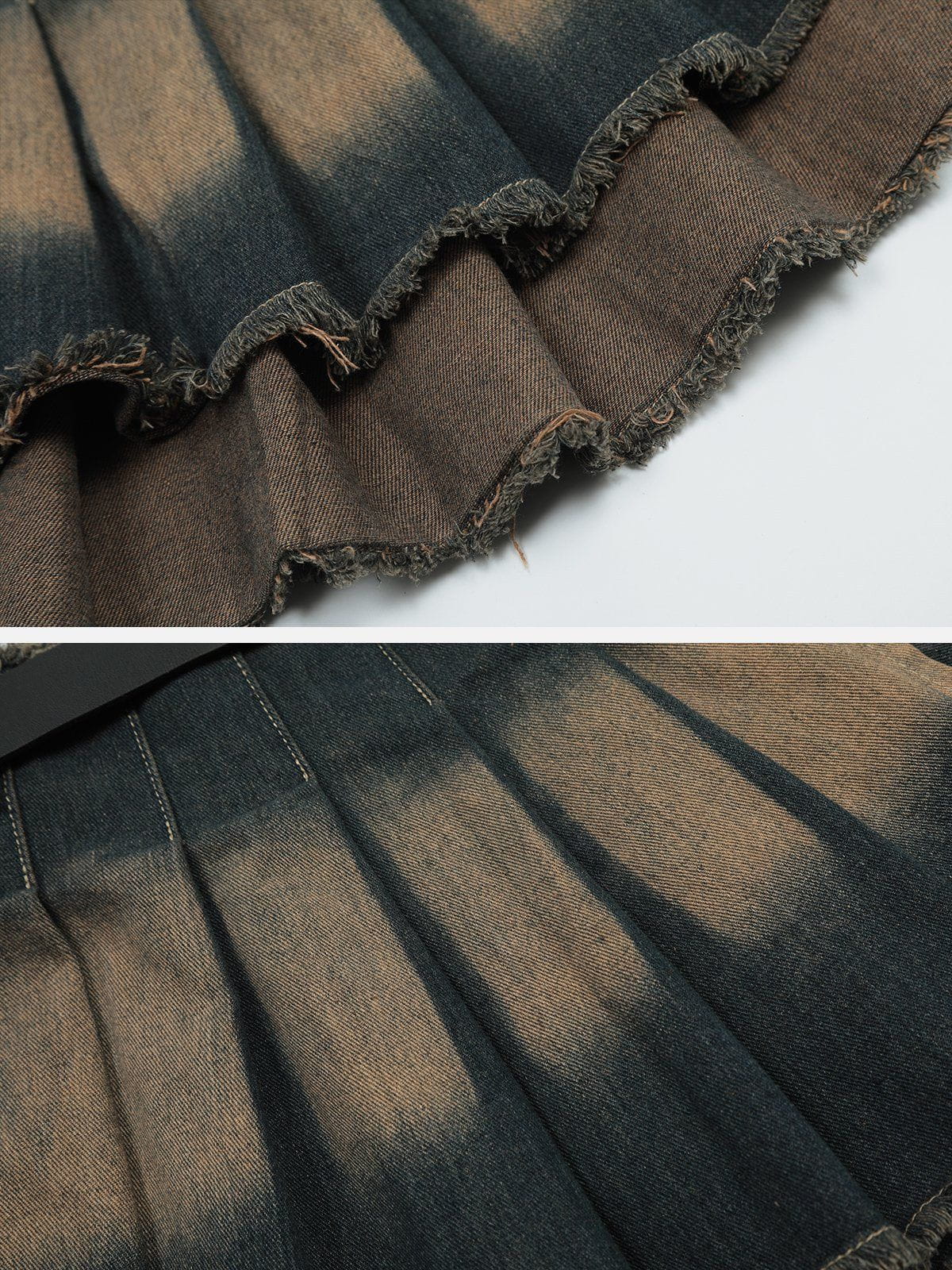Pleated Short Skirt