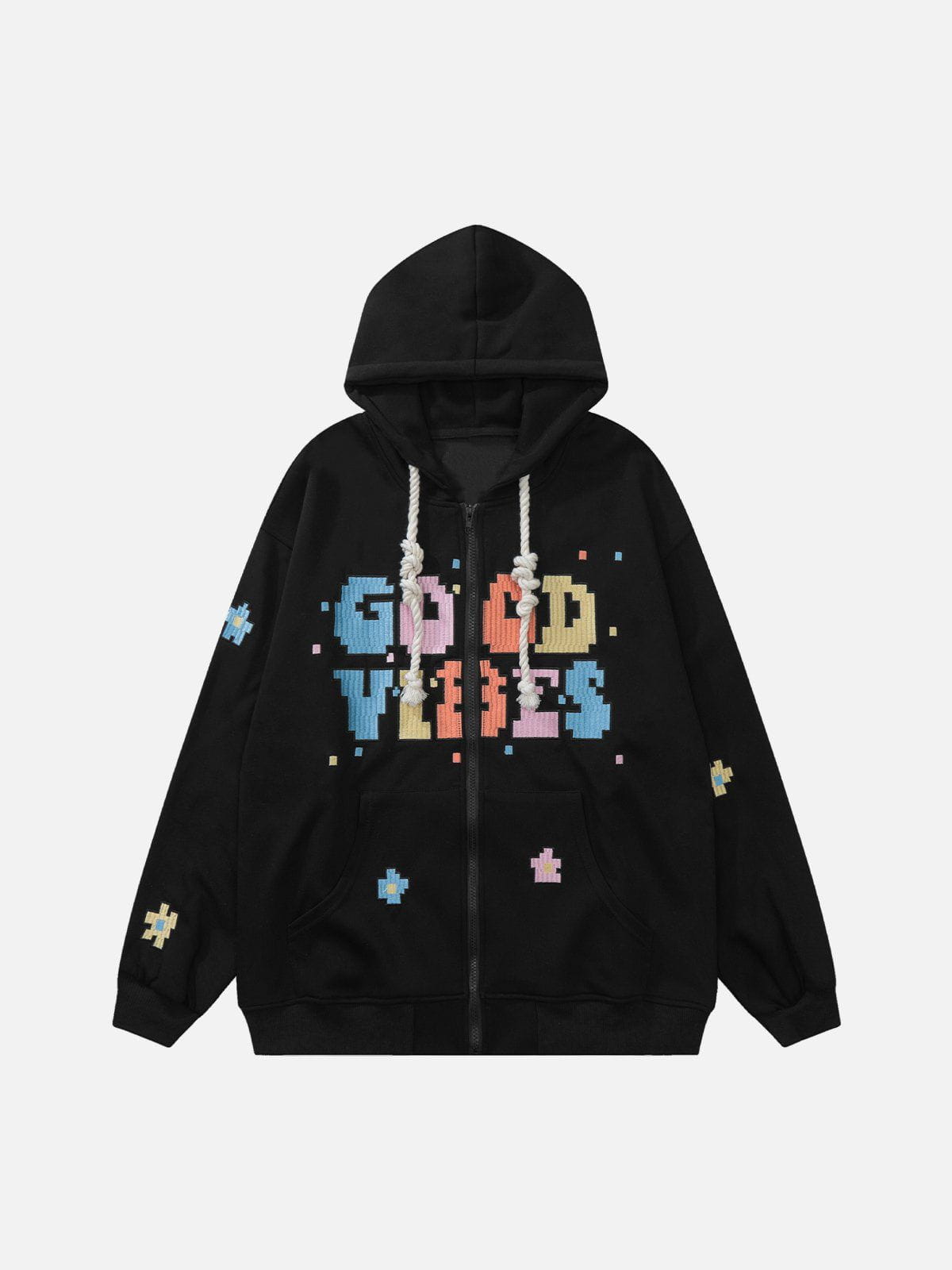 Colorful Zipper Hoodie
