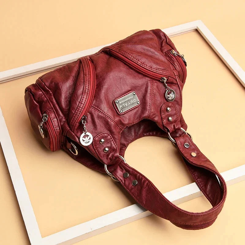 Vintage Punk Leather Bag