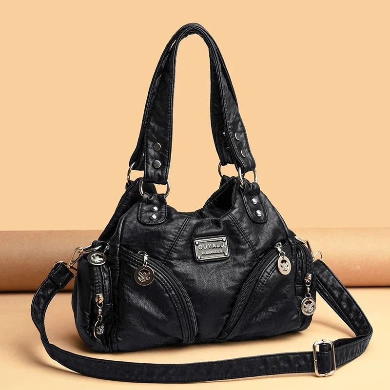 Vintage Punk Leather Bag