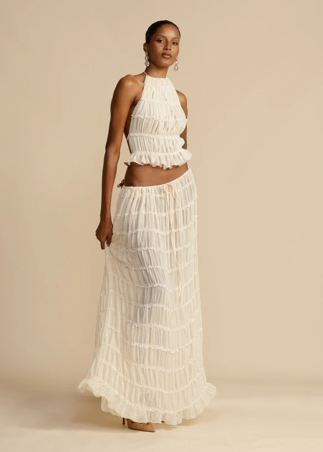 Wine & Sea Strap Dress