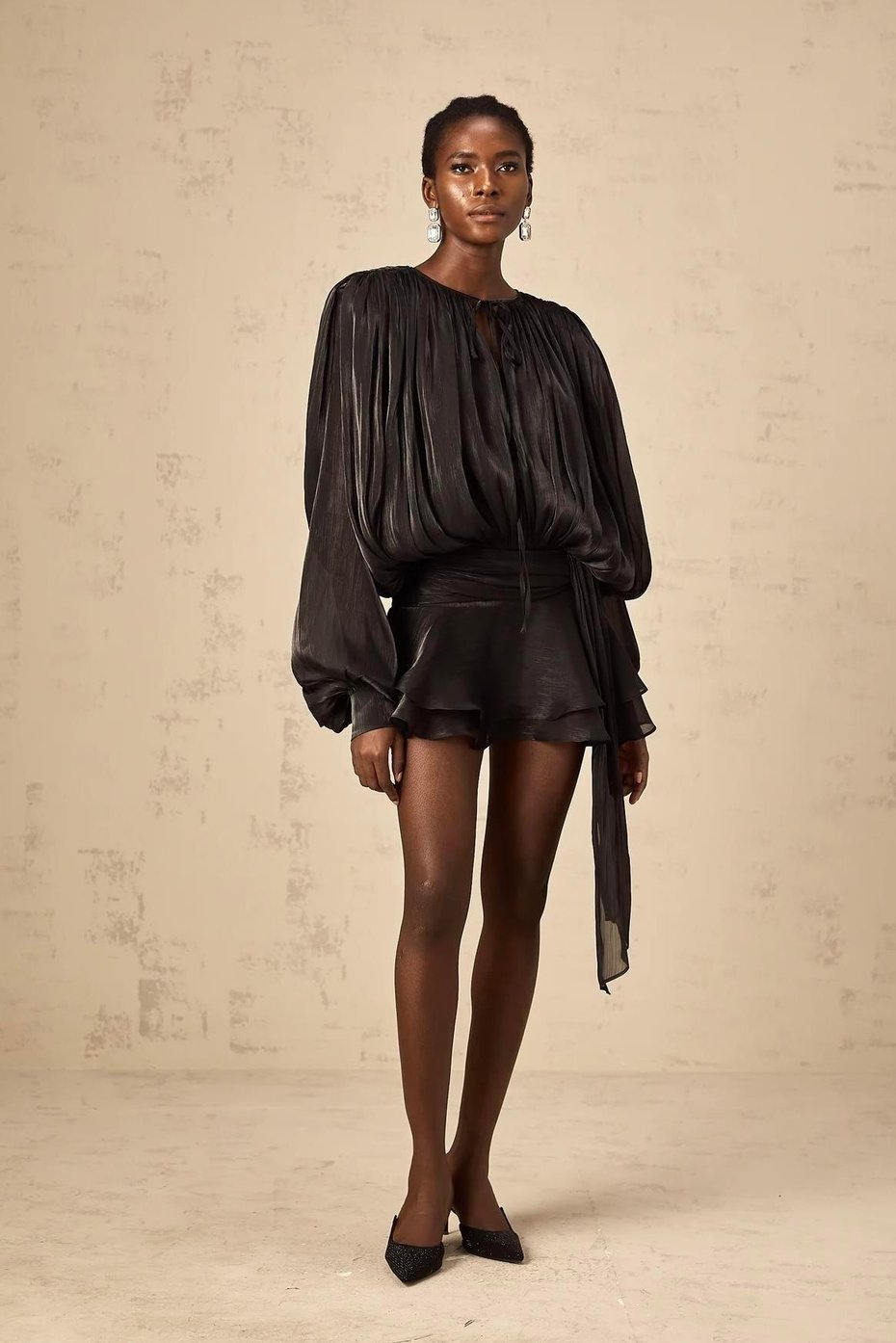 Evelyn Belted Mini Dress