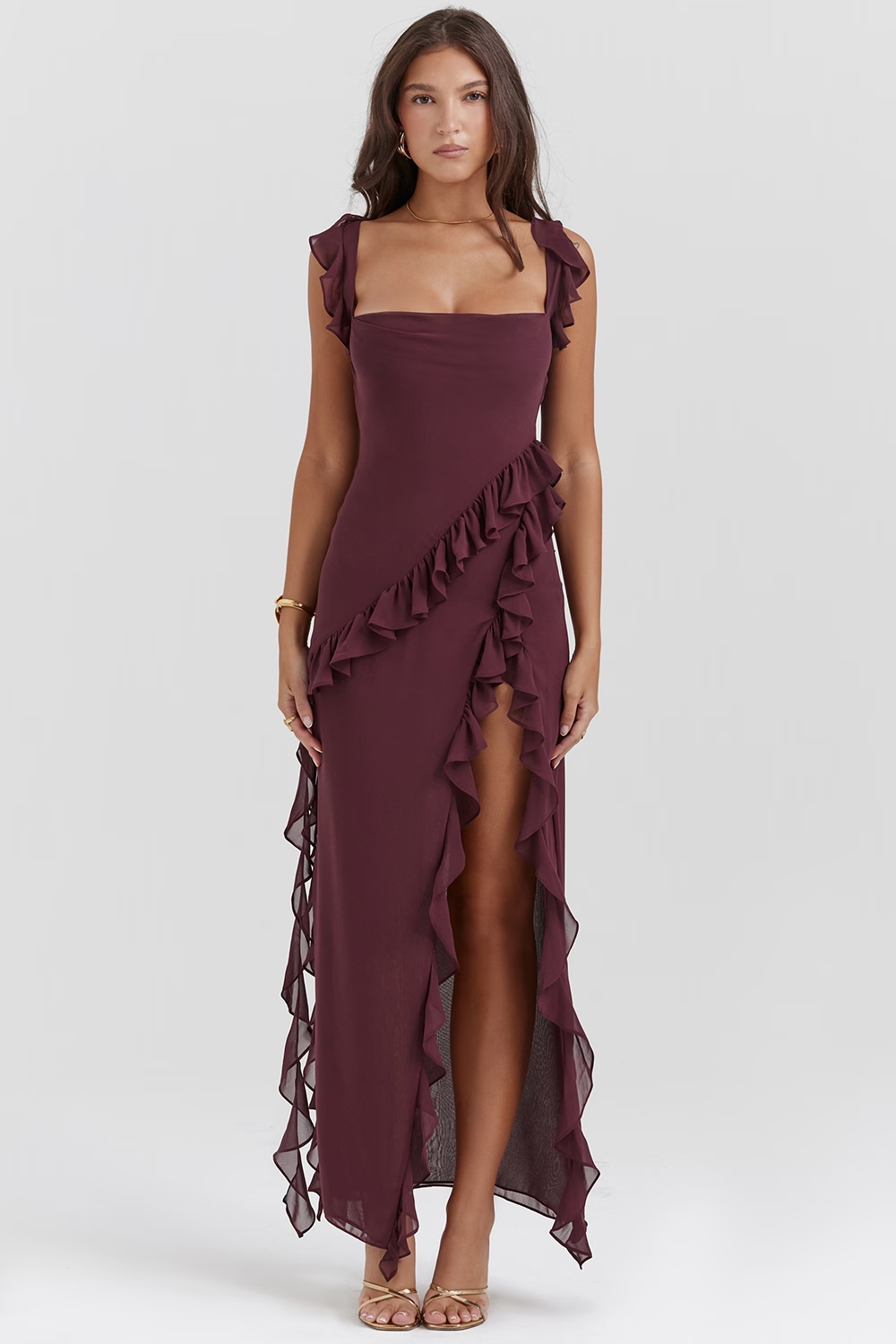 Ruffle Maxi Dress