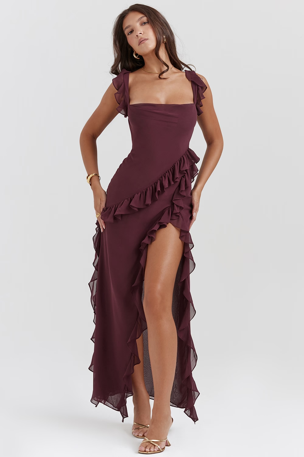 Ruffle Maxi Dress