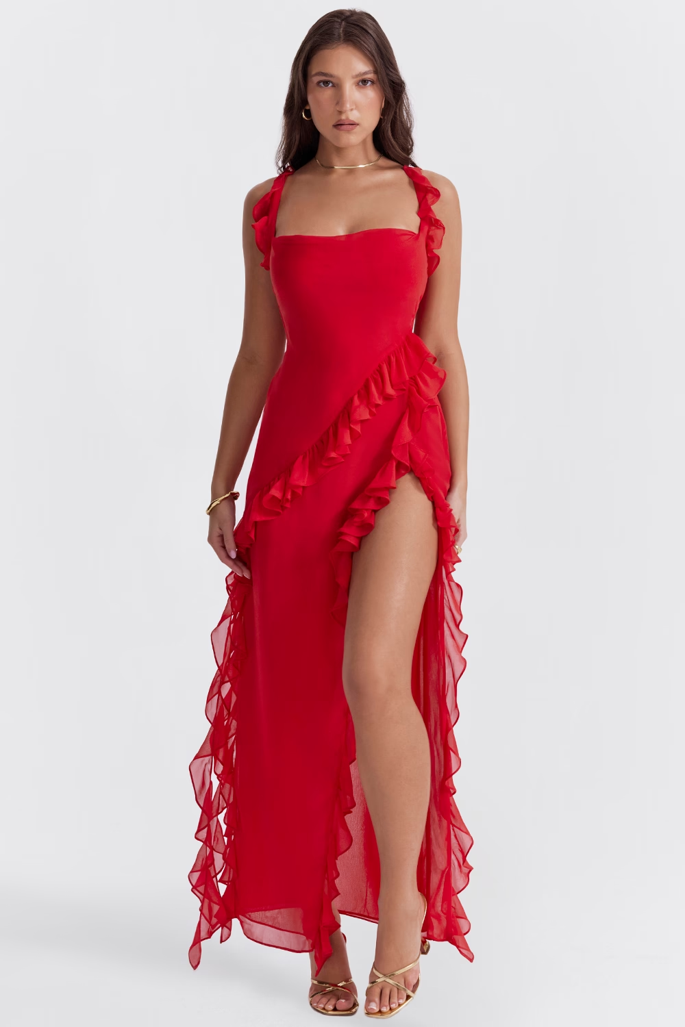 Ruffle Maxi Dress