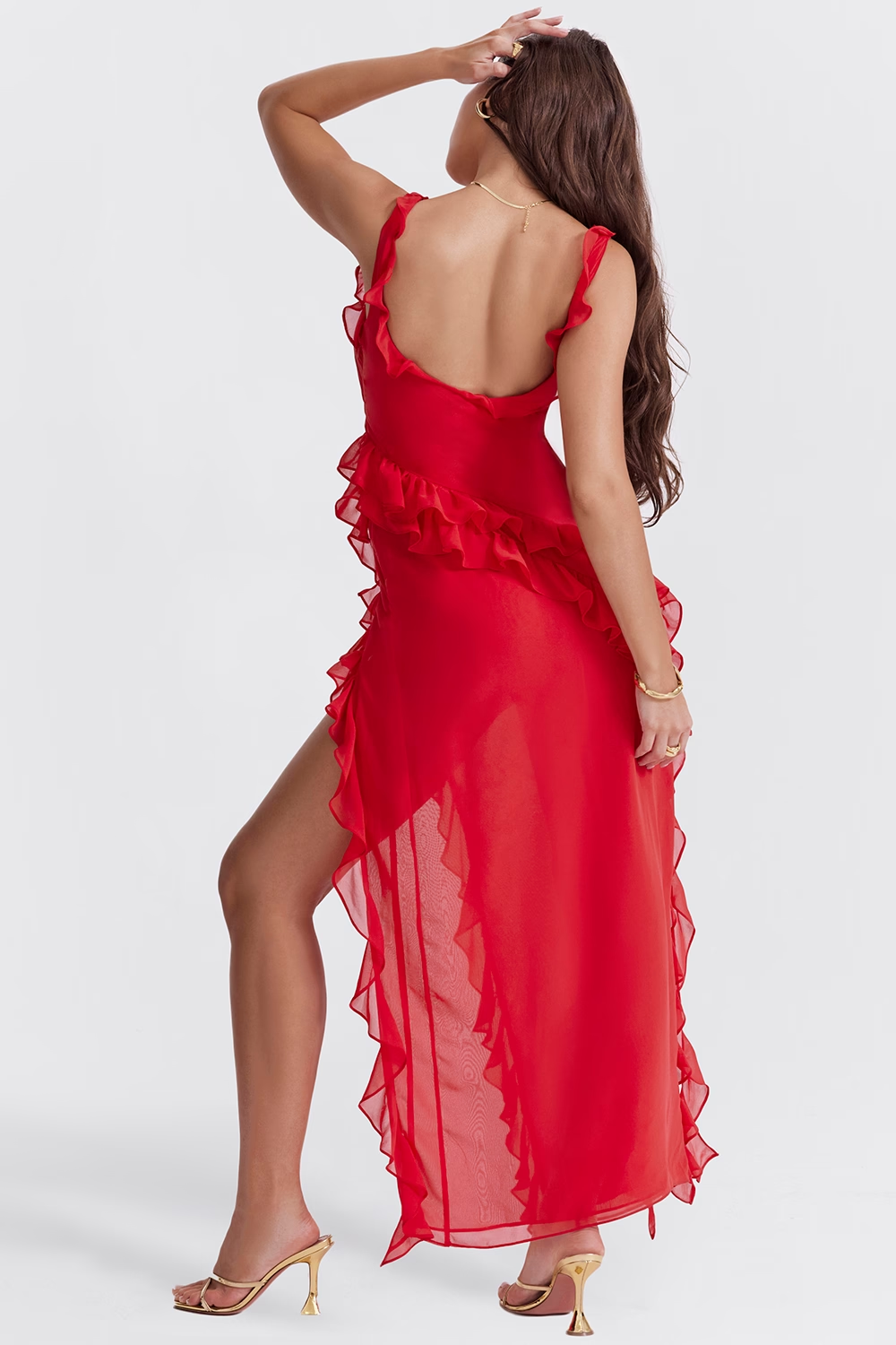Ruffle Maxi Dress