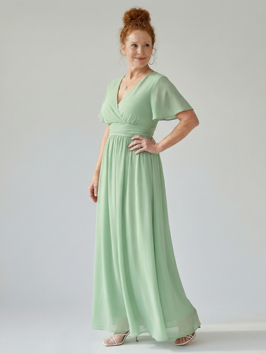 Noel | Pure Wrap Maxi Dress