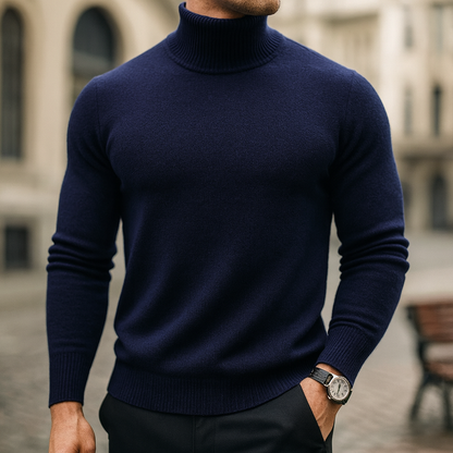 Alkan 100% Wool Turtleneck