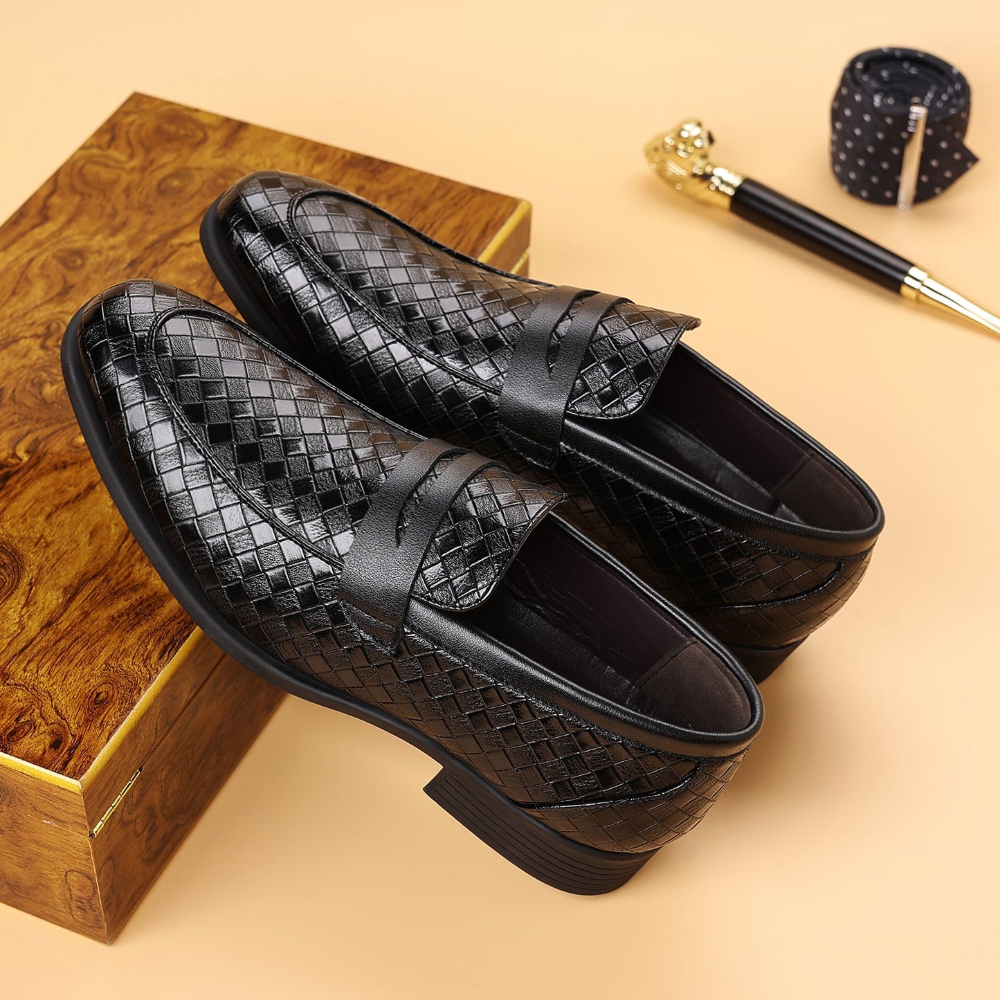 Emron Leather Loafers