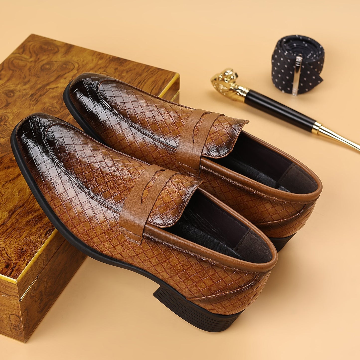 Emron Leather Loafers