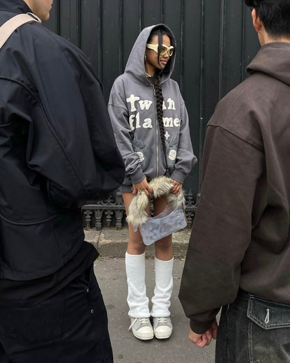 "Broken Planet" Twin Flames Hoodie