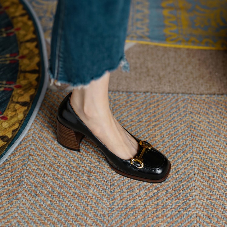 Velora Genuine Leather Heels