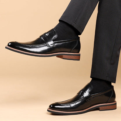 Bensor Genuine Leather Loafers