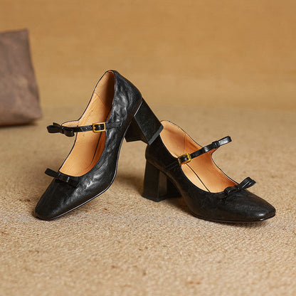 Emar Genuine Leather Heels