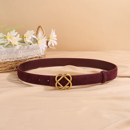 Taslia Genuine Leather Belt