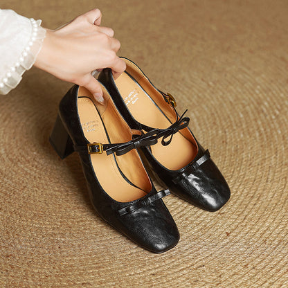 Emar Genuine Leather Heels