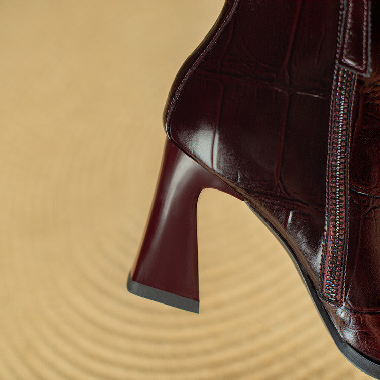 Zyina Genuine Leather Boots