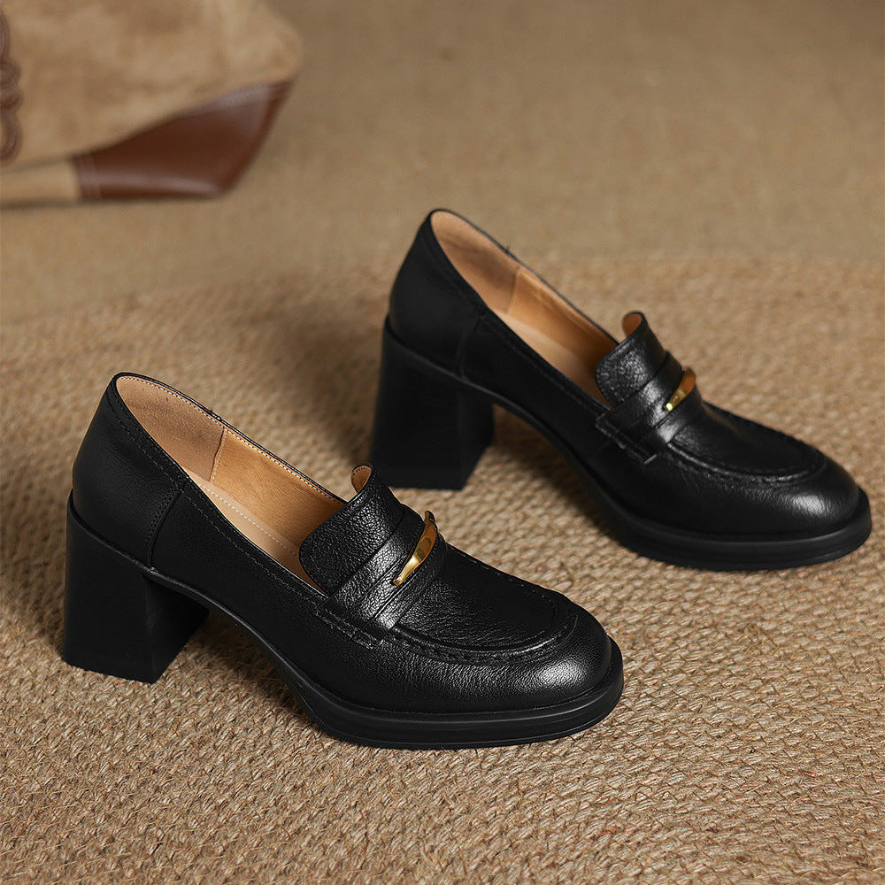 Lizzy Genuine Leather Heels