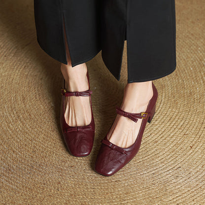 Emar Genuine Leather Heels