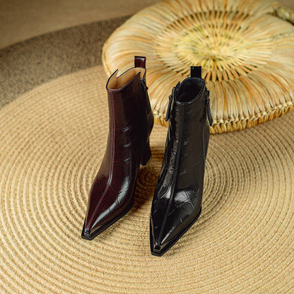 Zyina Genuine Leather Boots