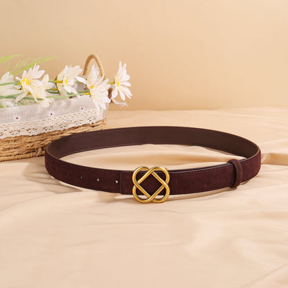 Taslia Genuine Leather Belt