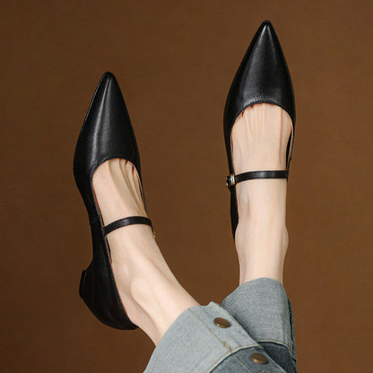 Mirelle Genuine Leather Heels