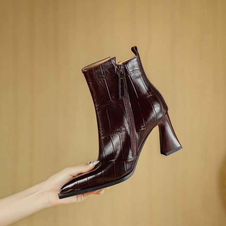 Zyina Genuine Leather Boots