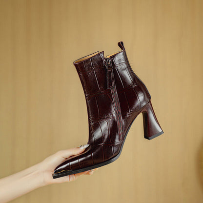 Zyina Genuine Leather Boots