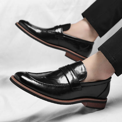 Bensor Genuine Leather Loafers