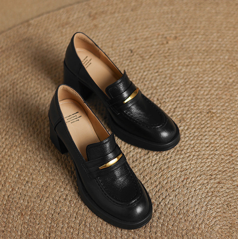 Lizzy Genuine Leather Heels