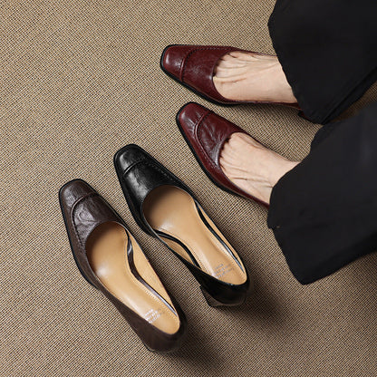 Ariel Genuine Leather Heels