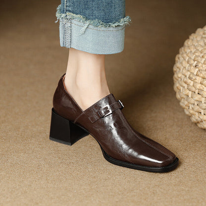 Aeri Genuine Leather Heels