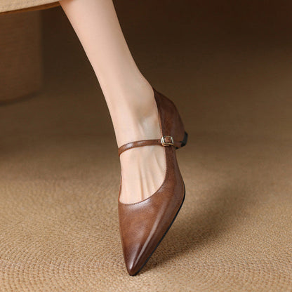 Mirelle Genuine Leather Heels