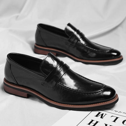 Bensor Genuine Leather Loafers