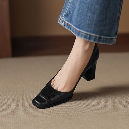 Ariel Genuine Leather Heels