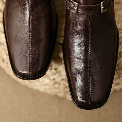 Aeri Genuine Leather Heels