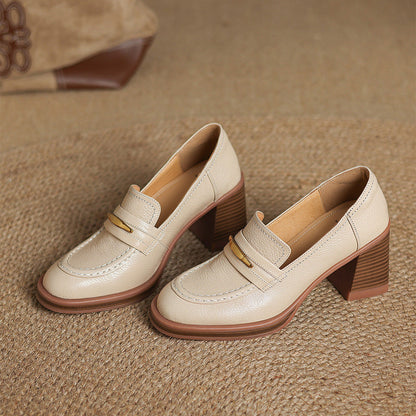 Lizzy Genuine Leather Heels