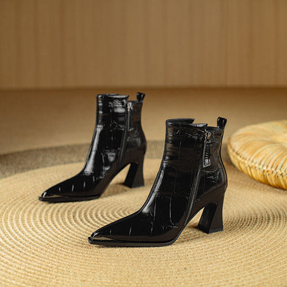 Zyina Genuine Leather Boots