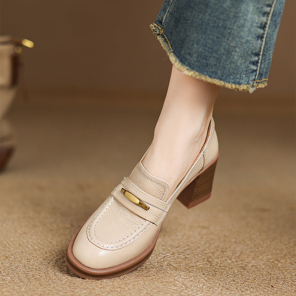 Lizzy Genuine Leather Heels