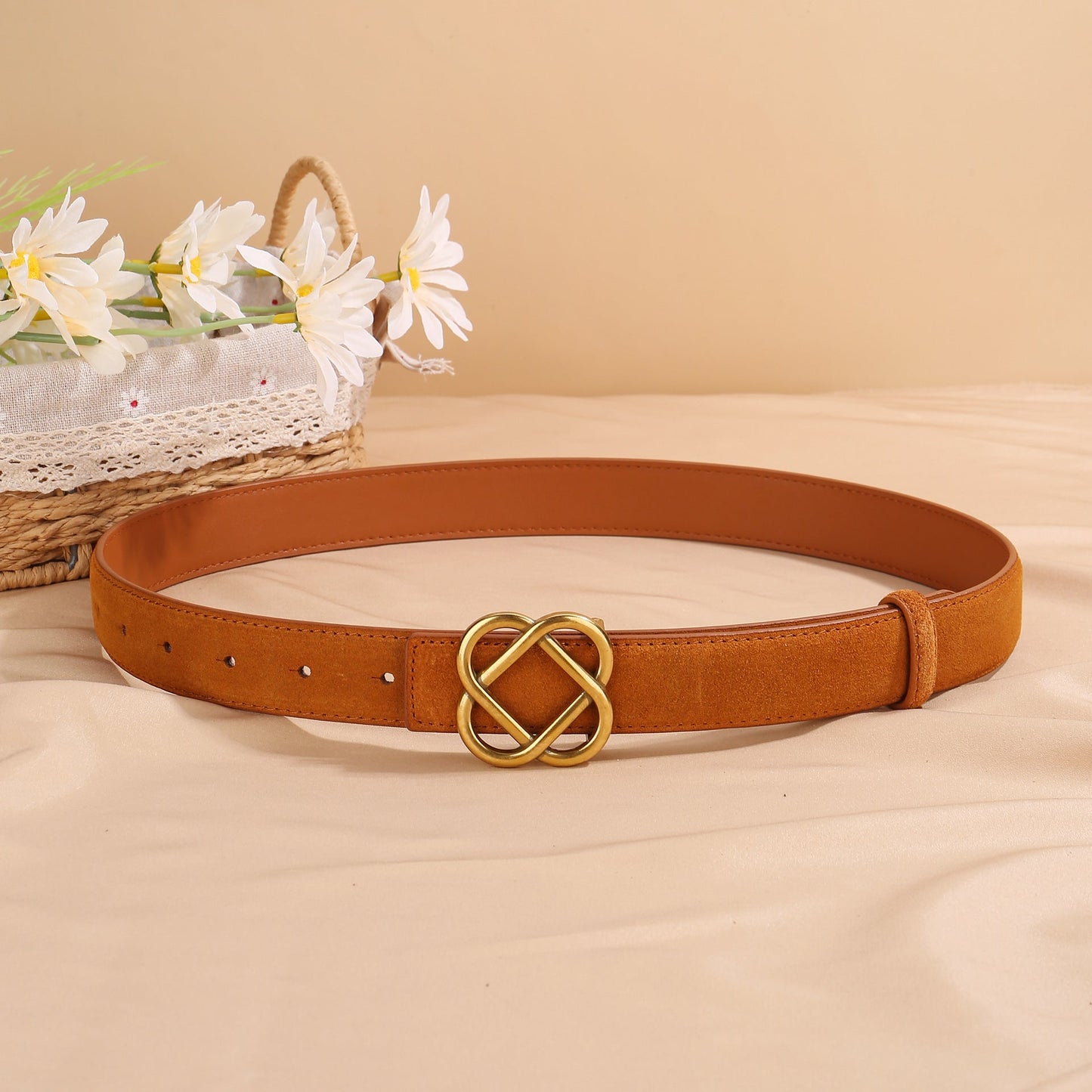 Taslia Genuine Leather Belt