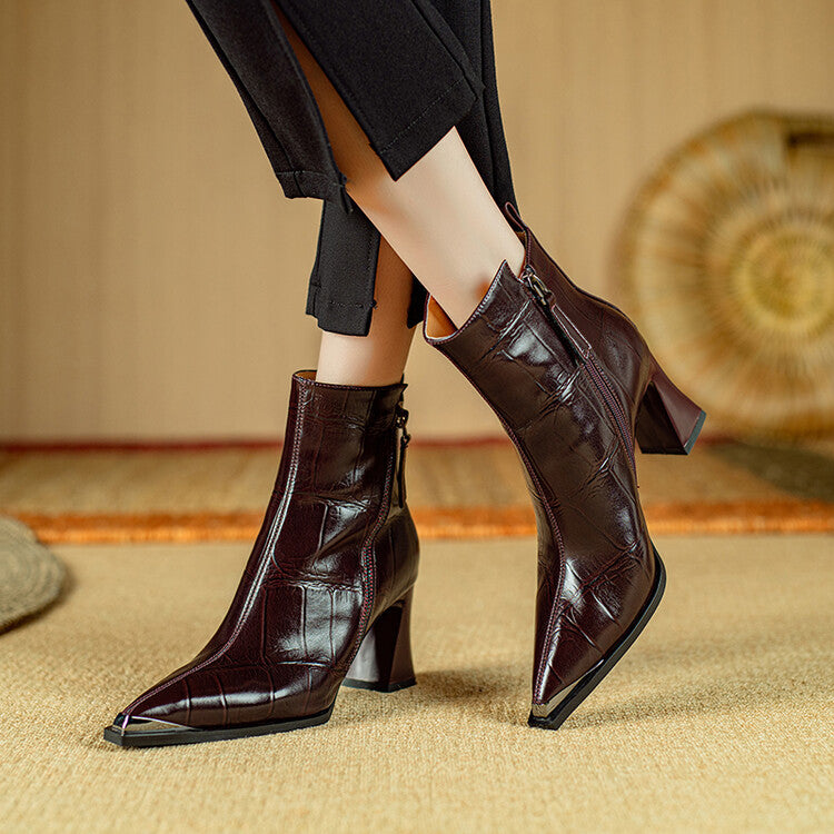 Zyina Genuine Leather Boots