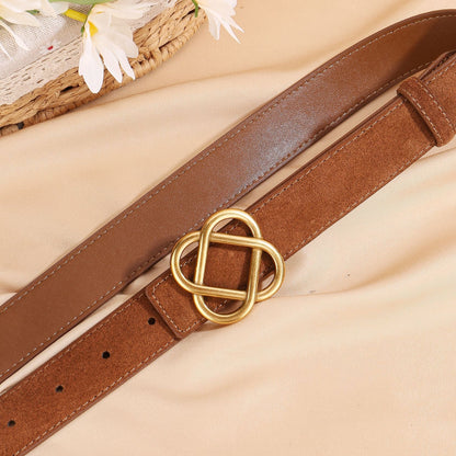 Taslia Genuine Leather Belt