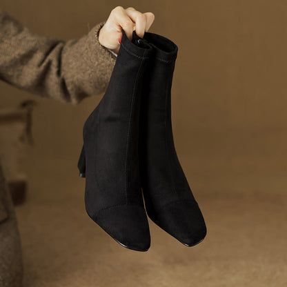 Paula Genuine Suede Boots