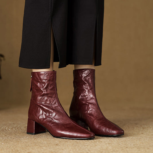 Riona Genuine Leather Boots